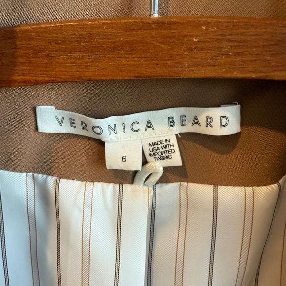 Veronica Beard Miller Dickey Jacket in Tan - Size 6 - Picture 8 of 10